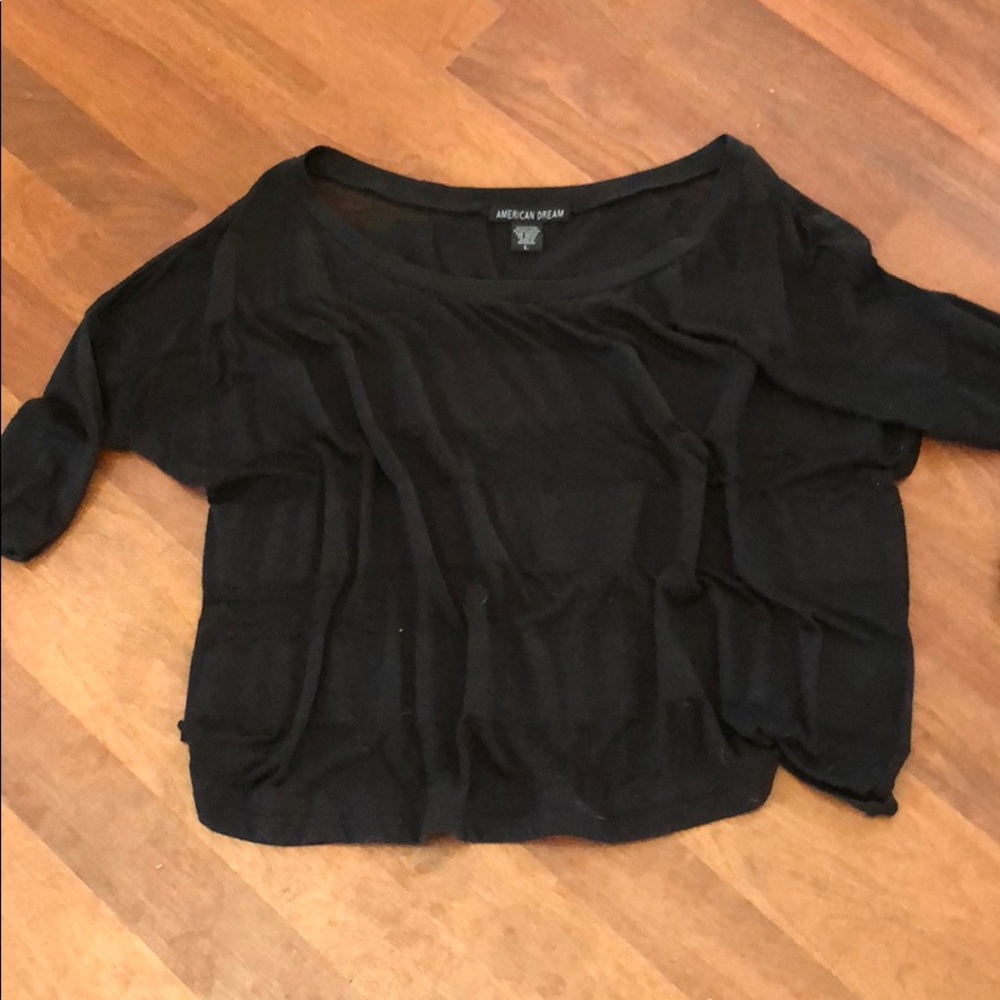 Black Stripe Dolman - Size L